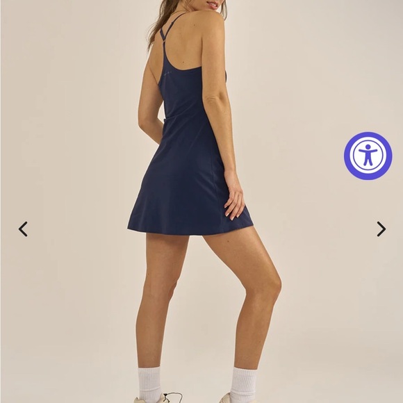 Outdoor Voices Navy Blue Athletic Dress Stylish NWOT - Picture 4 of 6